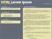 Tablet Screenshot of html-lorem-ipsum.arturkepa.com